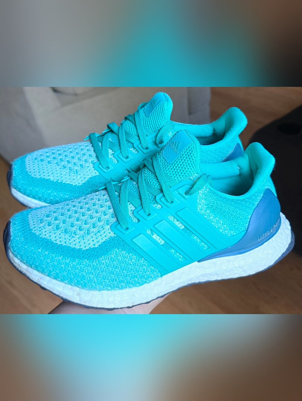 Sz 6 Women's ADIDAS ULTRABOOST 2.0 'Mint Teal Green' Athletic Shoes